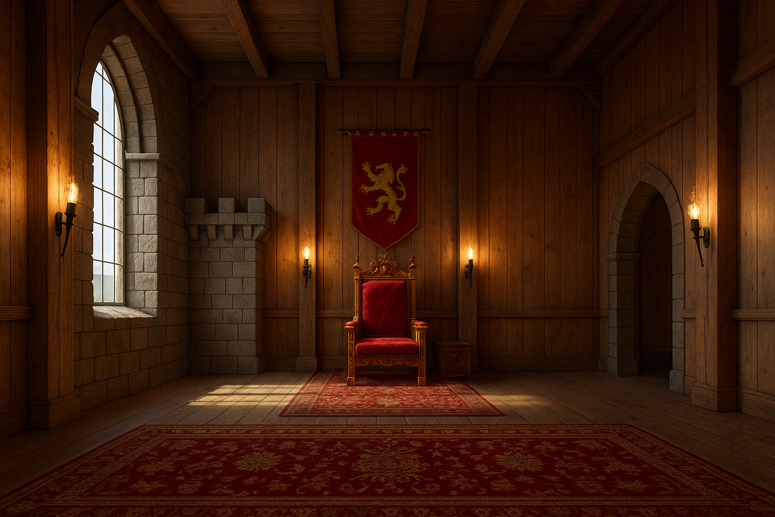 Intérieur château garçon